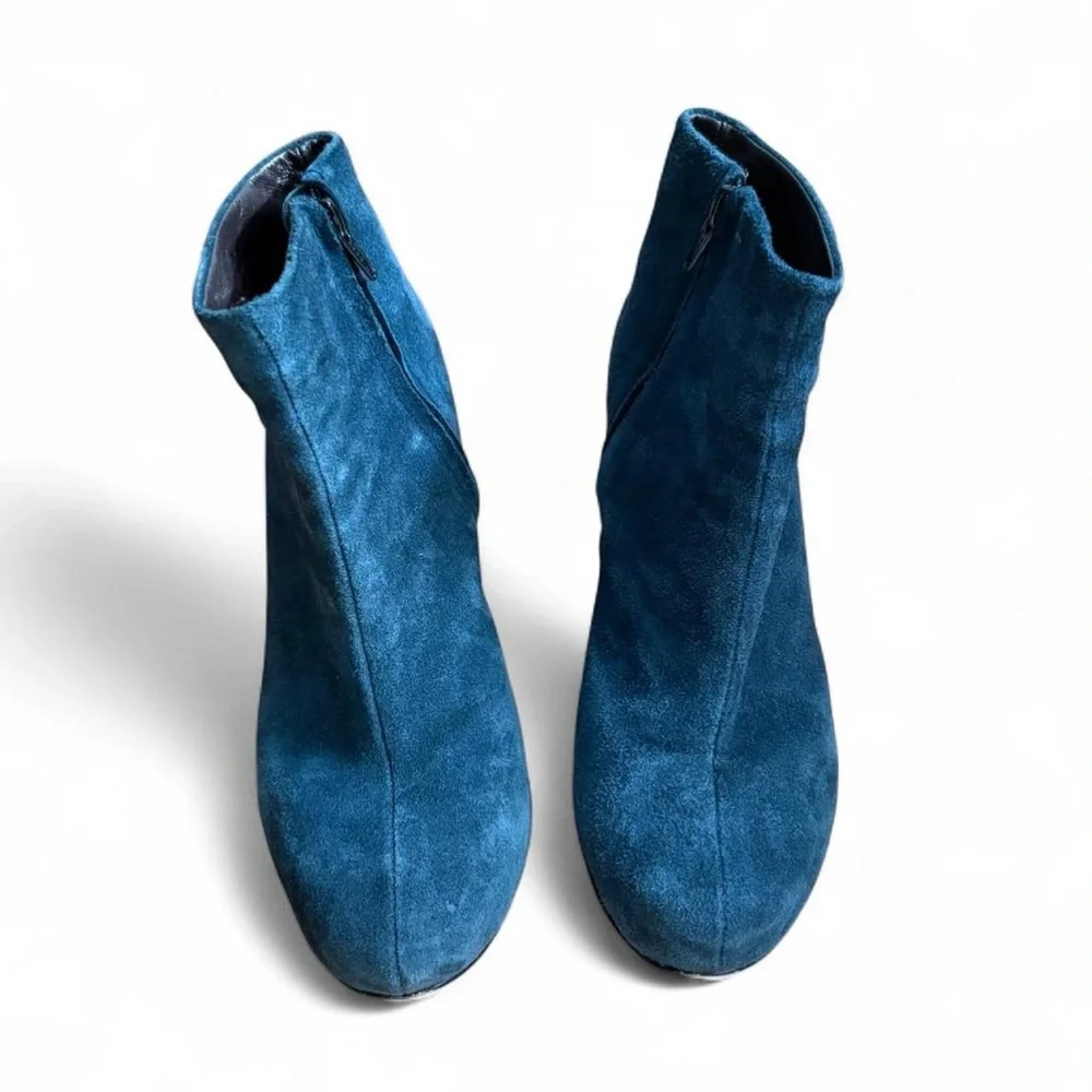 Y2K Jeffrey Campbell suede leather booties